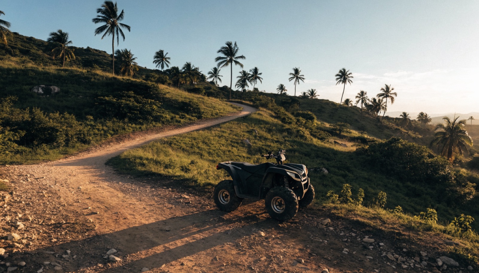 ATV on a countryside trail
